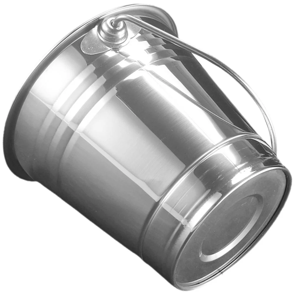 

Bucket Ice Container Pail Champagne Bar Can Water Beach Portable Household Steel Multi Function Buckets Accessory Compact