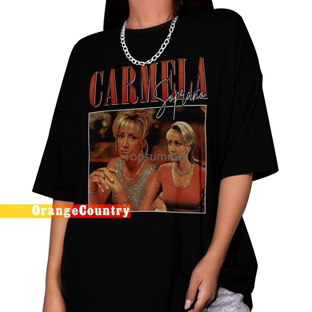 

Carmela Soprano Shirt The Sopranos Mafia Tshirt Movie Ganster The Gangster Of War Shirt Tv Series Vintage Bloody Tshirt