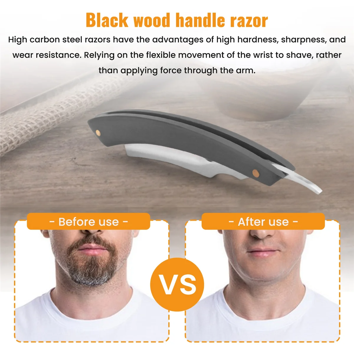 Ретро бритвы изготовлены вручную складная прямая парикмахерская бритва из