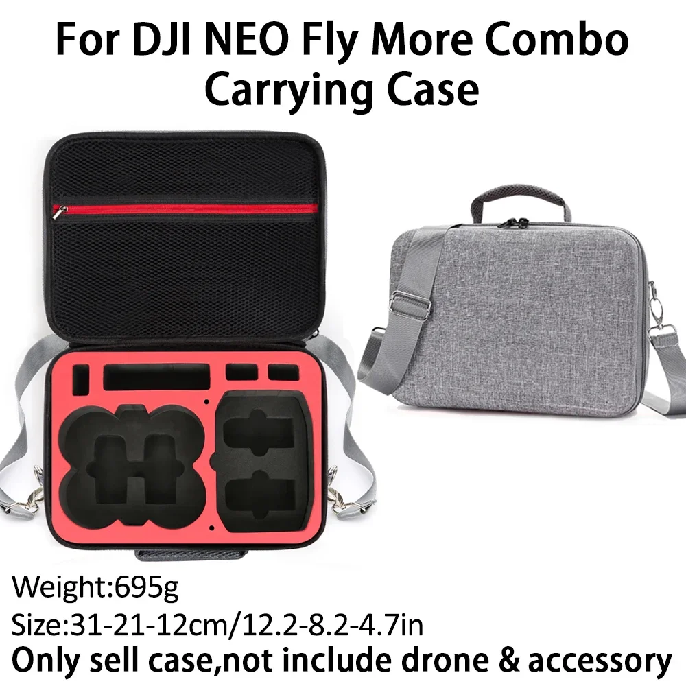 Сумка на плечо для DJI NEO RC-N3 серая нейлоновая коробка портативная