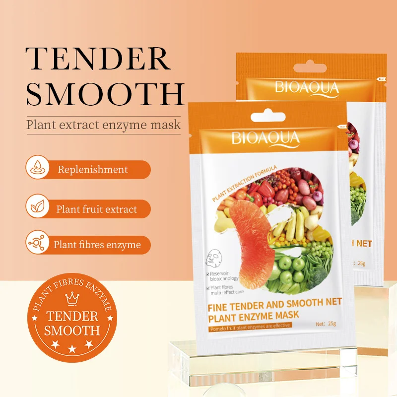 

Plant Enzyme Mask Beauty And Skin Care Moisturizing Bright Complexion Facial Care Products Mask Light Film Cloth 30g