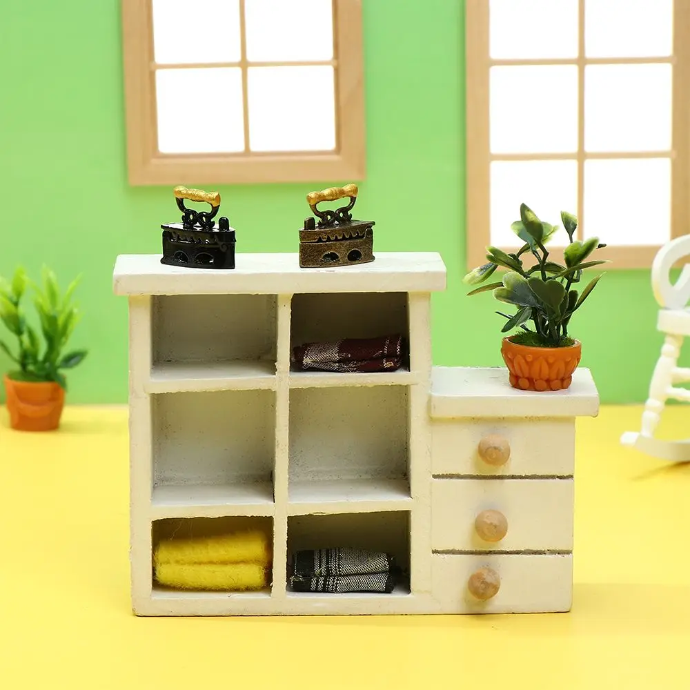 Детская игрушка модель игрового домика миниатюрный утюг для глажки одежды