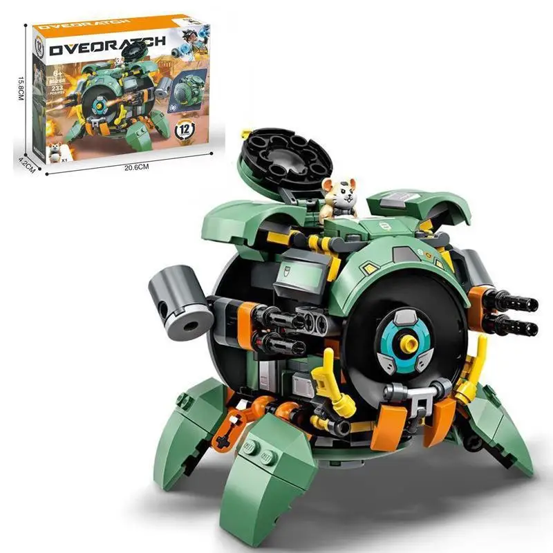 Новинка, кирпичи для видеоигр, эвакуационный мяч, совместимый с Lepining Overwatch 75976, строительные блоки, игрушки для детей, рождественские подарки