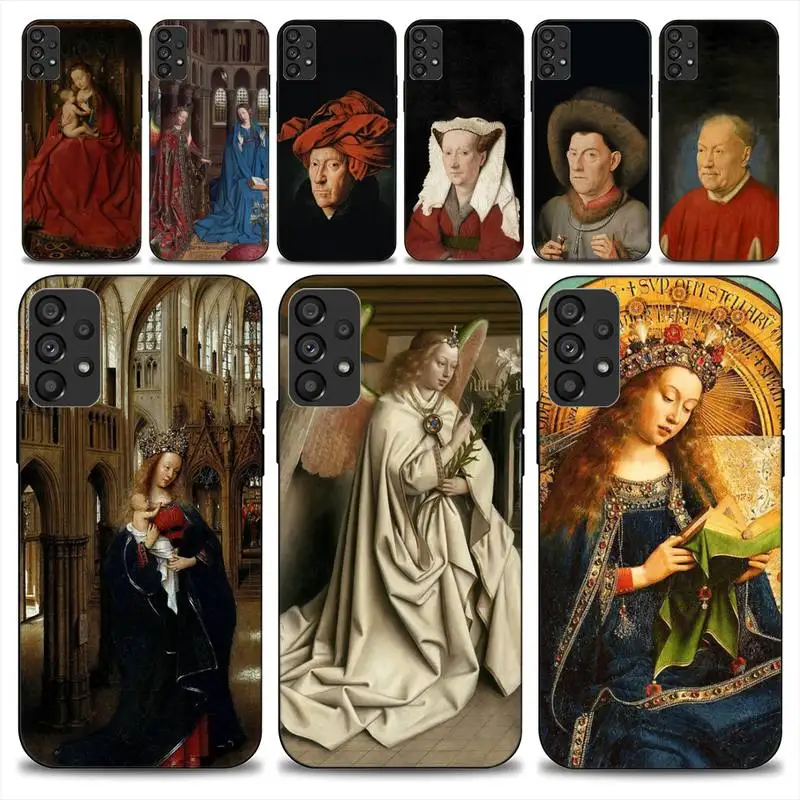 

Jan van Eyck Art Phone Case For Samsung Galaxy A51 A71 A13 A73 S23 A52 A53 5G Soft Cover