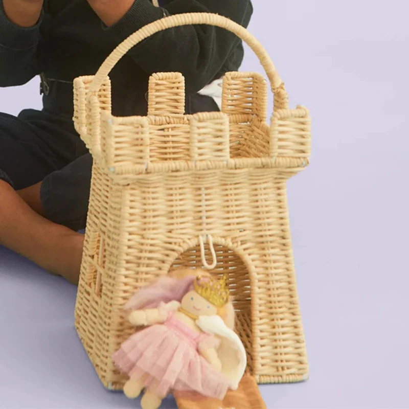 Ручная версия Классическая переносная Корзина для пикника и отпуска милый