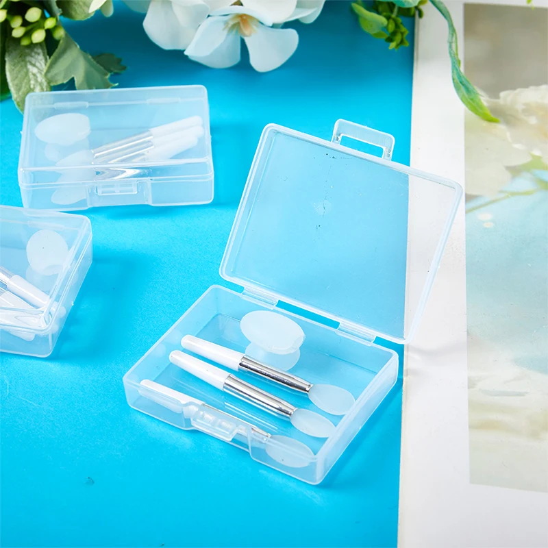 

Силиконовые Бальзамы для губ, маска для губ, щетка с присоской, пылезащитная крышка, щетка для помады, коробка для хранения