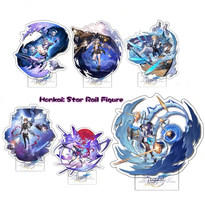

Mihoyo New Game Honkai: Star Rail Figure March 7th Acrylic Stand Model Plate Cosplay Fans Gifts Anime Keychain