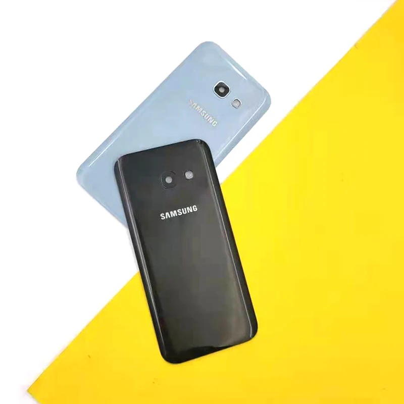 Новая задняя крышка батарейного отсека для Samsung Galaxy A3 2017 A320 A320F Замена + объектив