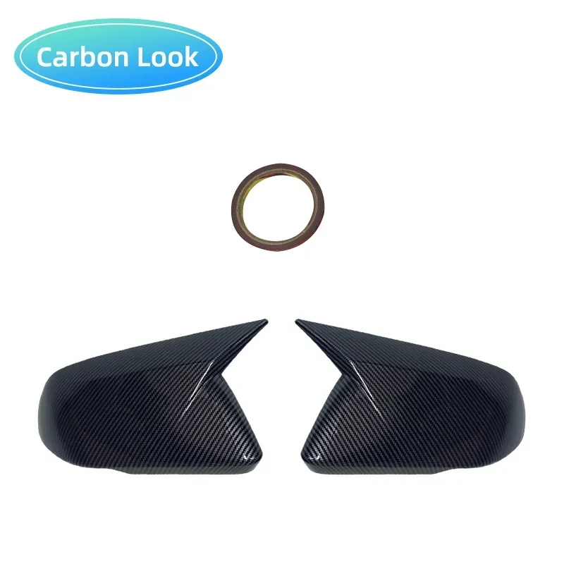 

1 Пара Глянцевых Черных Накладок Из Карбона В Стиле Horn Для Боковых Зеркал Ford Mustang, Совместимых С Моделями 2015-2020 Годов