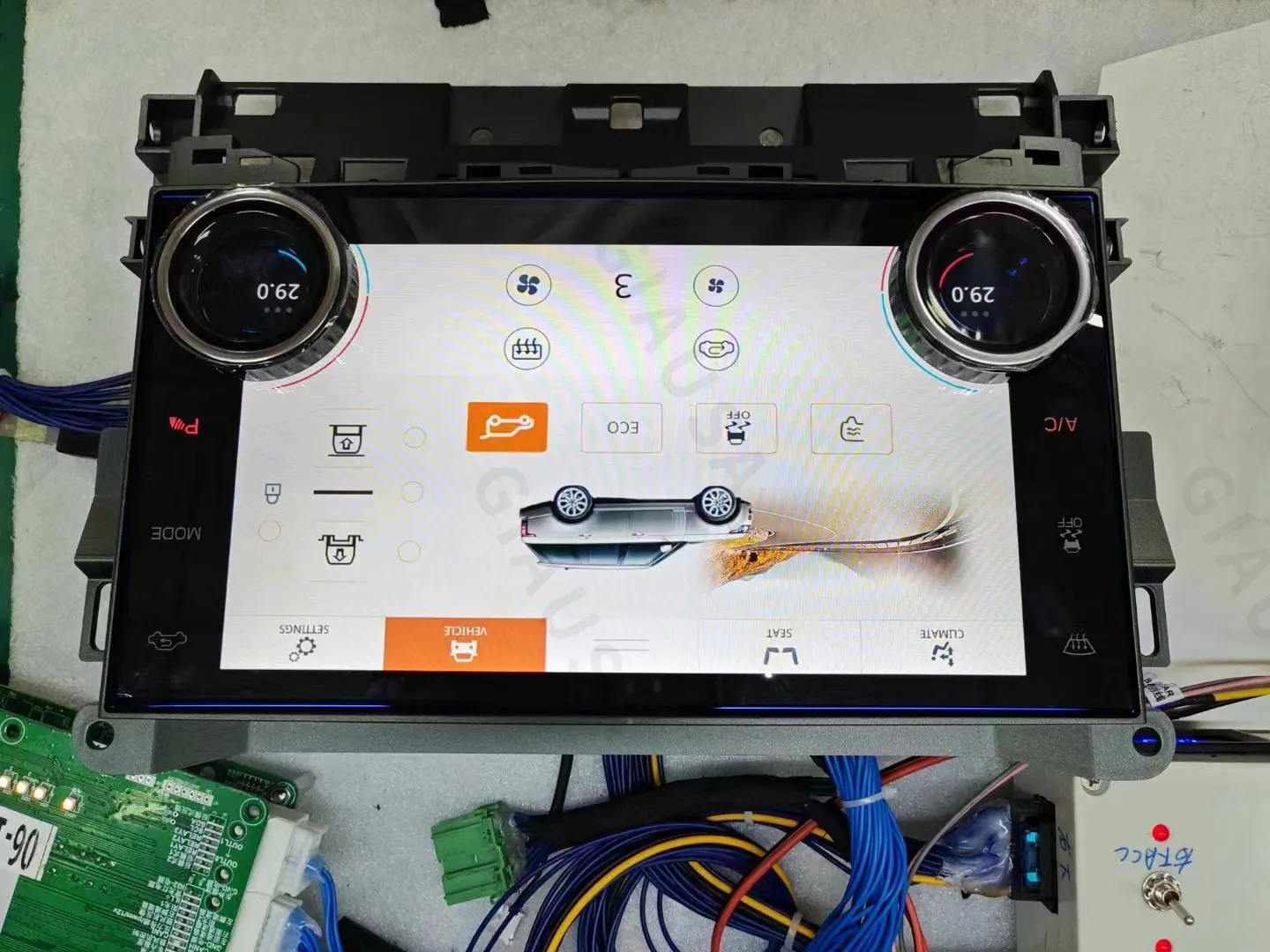 10.1 Inch LCD Touch Screen Car Air Conditioning Display For Land Range Rover V8 2002-2012 AC Panel Radio Multimedia DVD Player