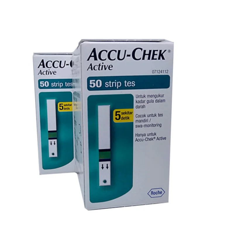 Accu Chek Active 100pcs Test Strip Lancent Diabetic Tester Diabetes Glucosemeter Monitor Meting Blood Glucose | Красота и здоровье