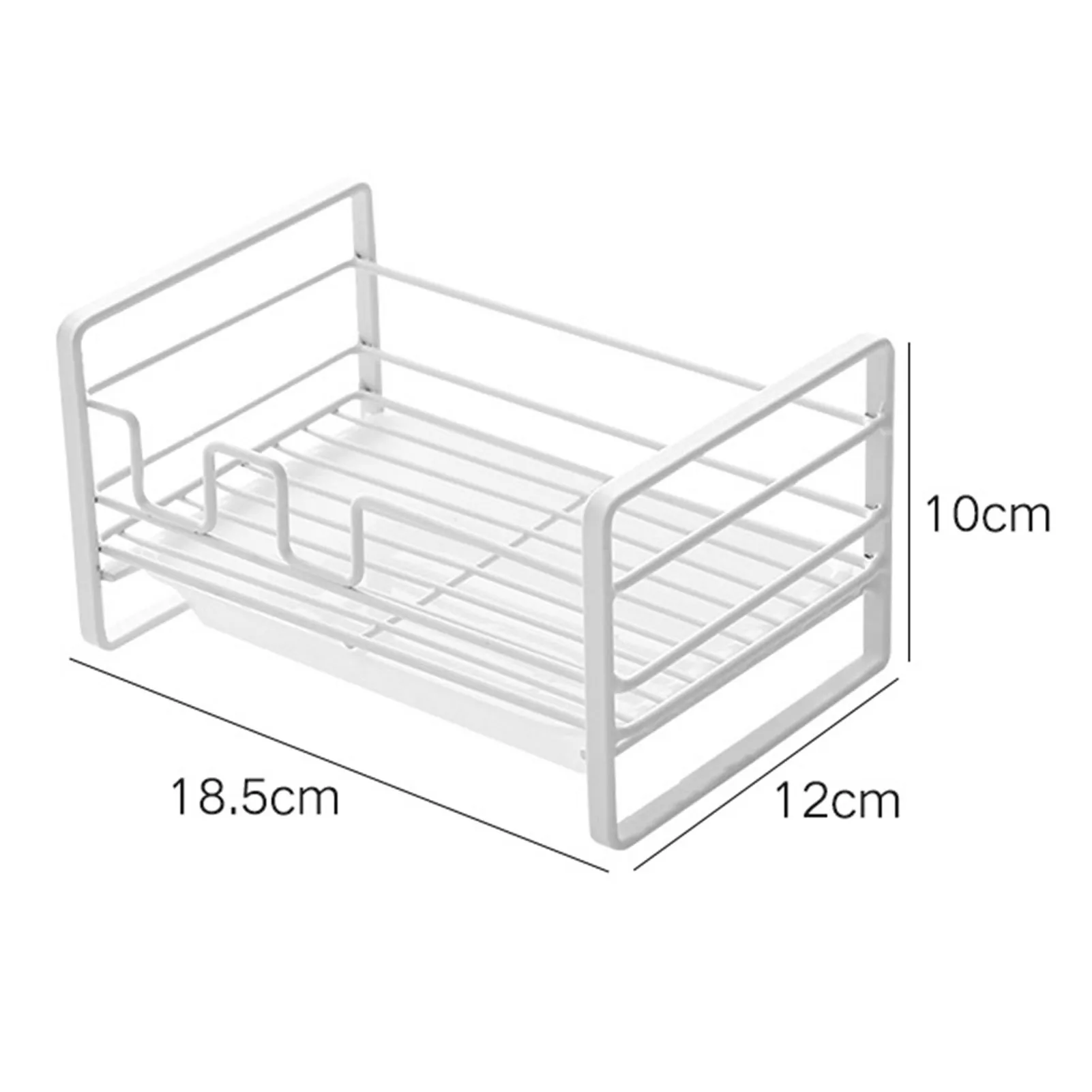 Стеллаж для хранения губки ZK20 компактный матовый белый сливной стеллаж защиты от