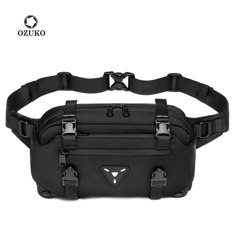 

Sports cycling waist bag wholesale camouflage men's cross body bag cross-border waterproof men's chest bag 2022 new
