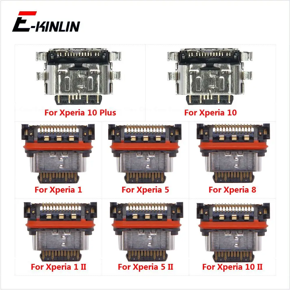 USB-разъем для подключения зарядного устройства Sony Xperia 1 5 10 II 8 Plus