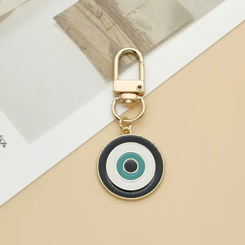 Цепочка для ключей женская с подвеской глаз