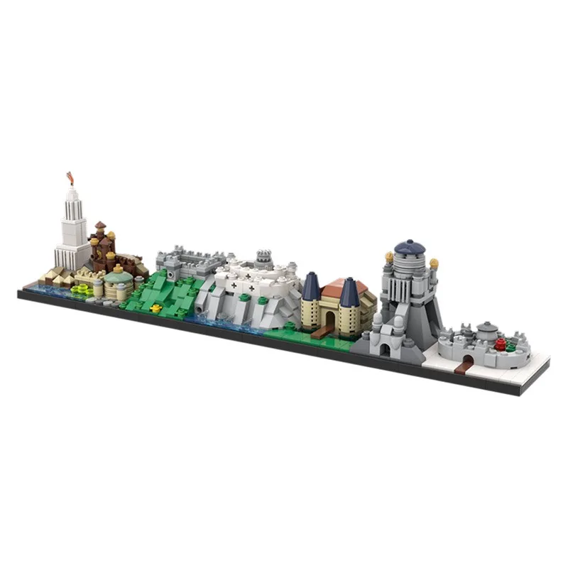 

The Skyline Scene MOC 29080 Building Blocks Collection Small Particles Bricks Assemble Model DIY Toy Gift Boys Friend Kids Boys