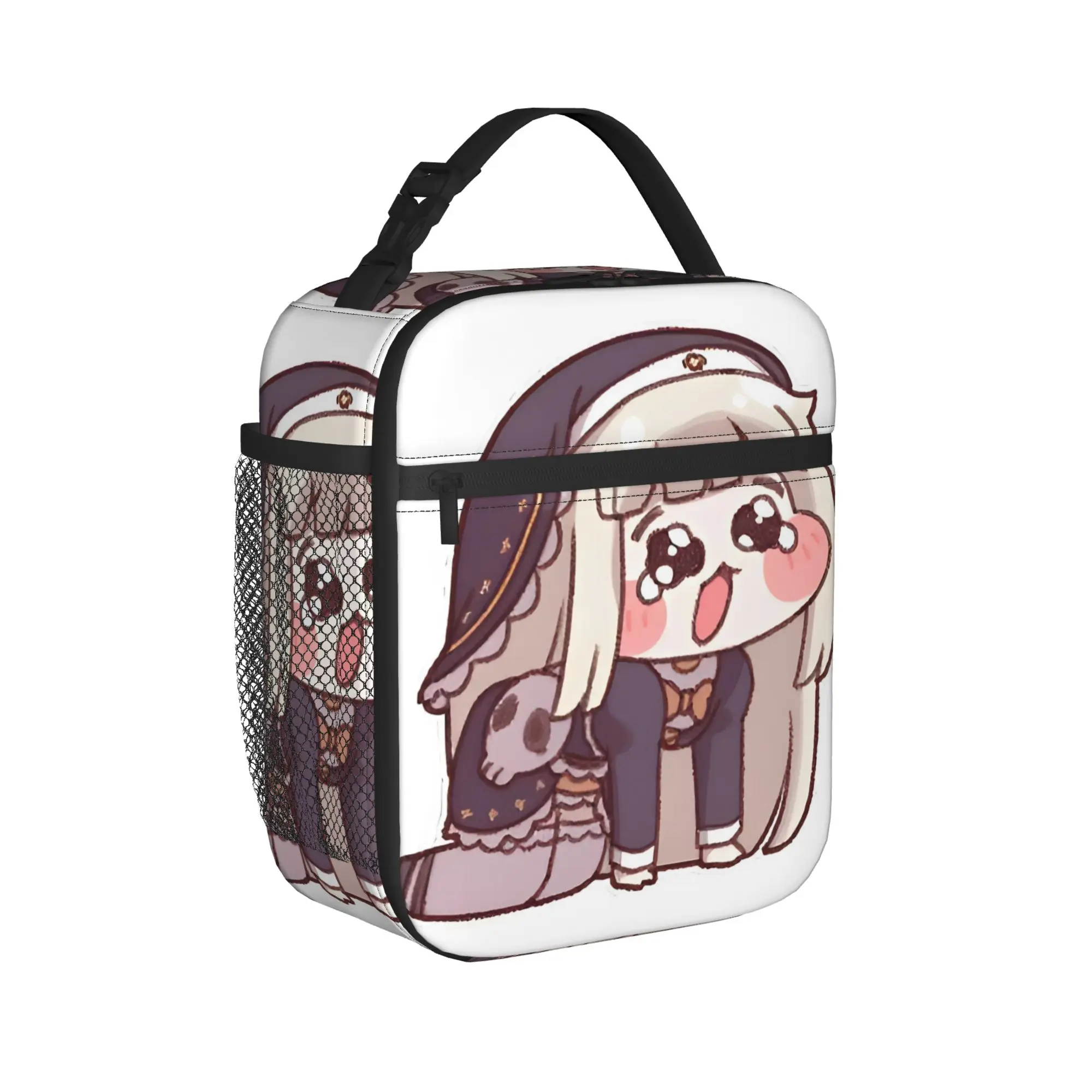 Фото Термосумка для обедов Insulated Lunch Tote Bag Trickcal C-Chibi Go Games, аксессуары для хранения, коробка для еды, новый термоизолированный ланч-бокс для школы №3