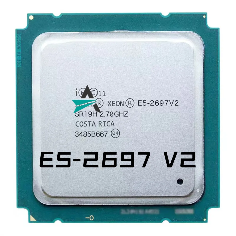 Бывший в употреблении процессор xeon e5 2697 v2 2,7 ГГц 30M QPI 8GT/s LGA 2011 SR19H C2 E5-2697 v2 CPU 100% нормальная работа LGA2011 CPU