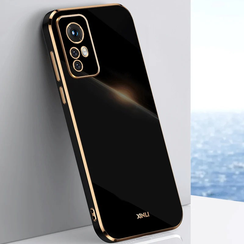 

Luxury Plating Silicone Phone Case For Xiaomi Mi 12 11 Ultra 11T 10 10T Pro Lite Plus 9 8 Shockproof Soft TPU Back Cover