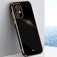 luxury plating silicone phone case for xiaomi mi 12 11 ultra 11t 10 10t pro lite plus 9 8 shockproof soft tpu back cover