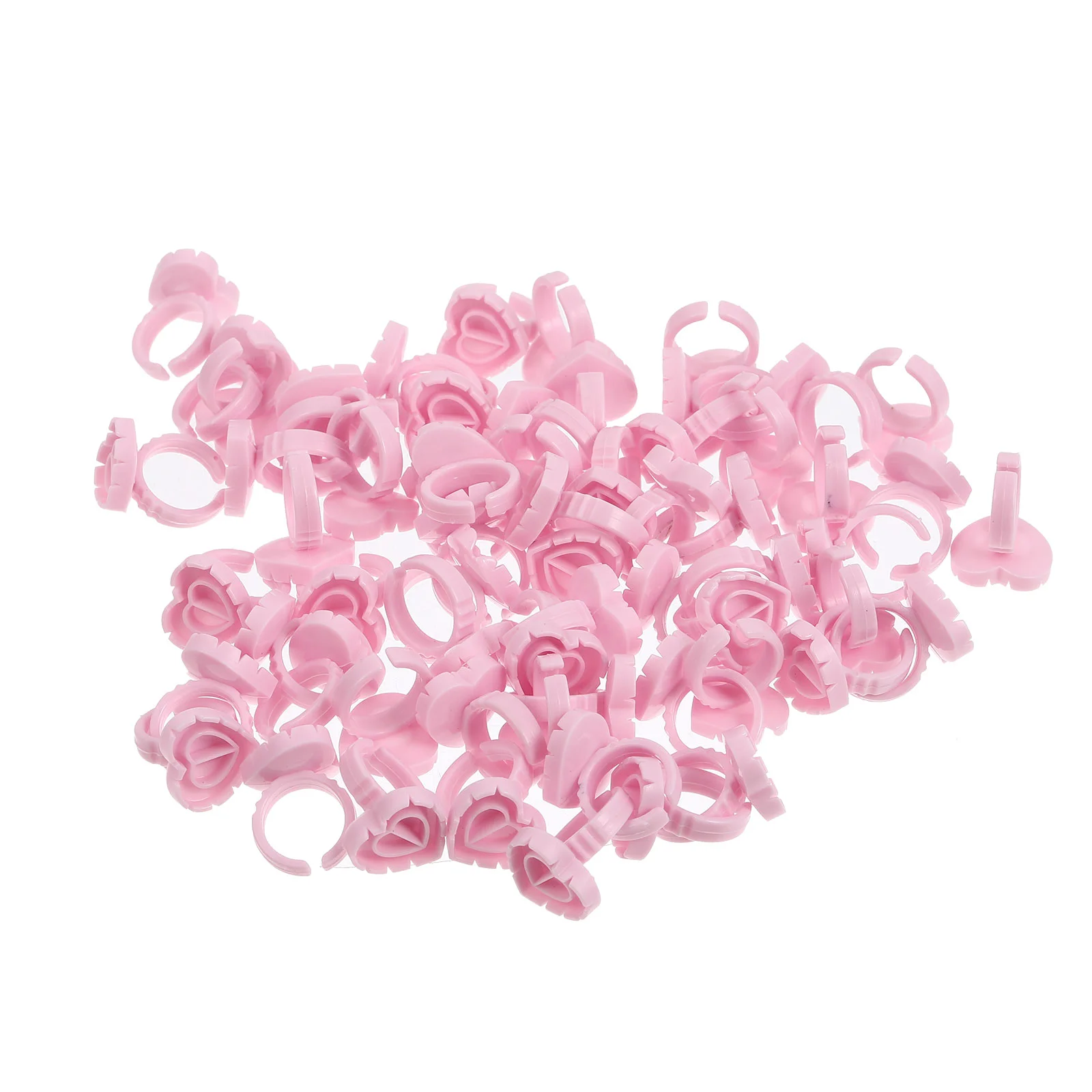 

Glue Eyelash Ring Holder Lash Extensions Rings Cup Lashes Extension Cups Pigment Disposable Ink Container Eyelashes Flower