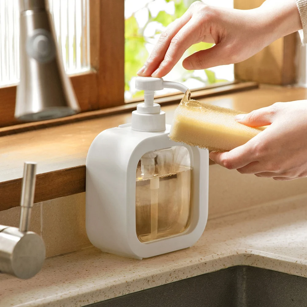 

300/500ml Soap Dispenser Shampoo Bottles For Kitchen/Bathroom Refillable Shower Gel Liquid Soap Container Lotion Bottles