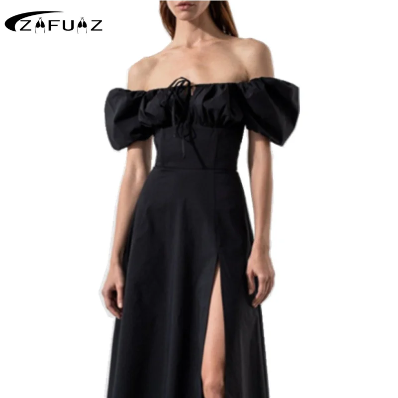 

Женская юбка в стиле бохо, Элегантное Длинное ТРАПЕЦИЕВИДНОЕ ПЛАТЬЕ с цветочным принтом и длинным рукавом, с высоким разрезом и квадратным ...