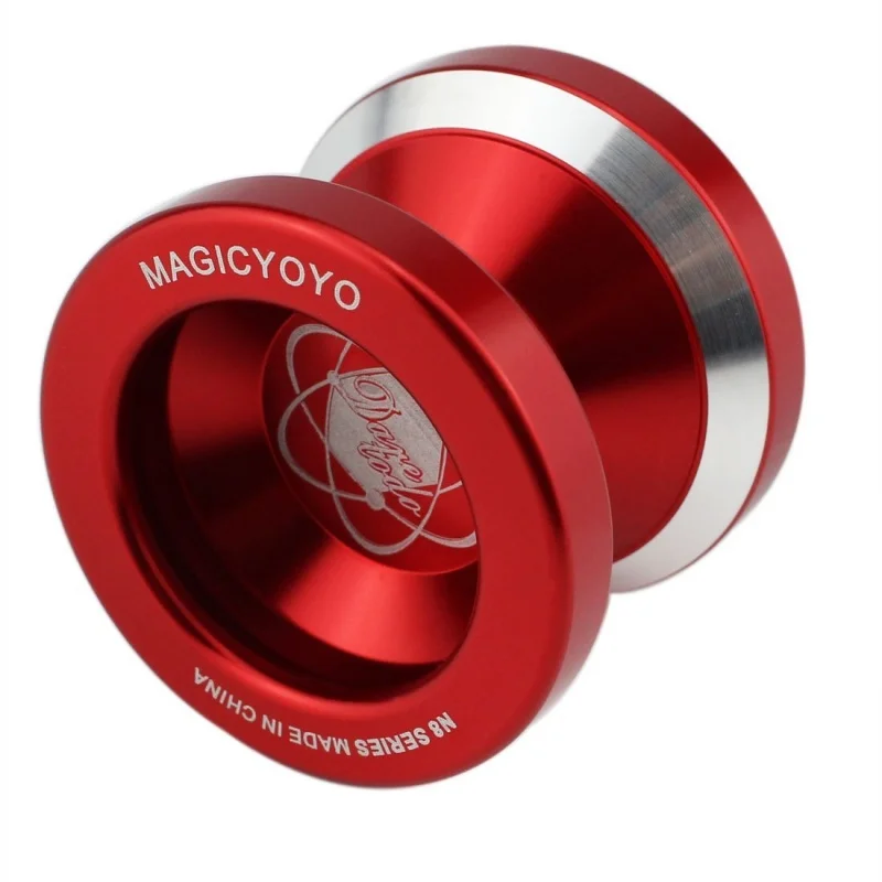 Magic Yo-Yo N8 Super Professional YoYo + String + Free Bag +Free Glove (Red) images - 6
