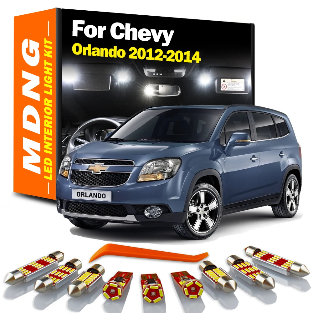 MDNG 11 шт. встросветильник карта памяти для Chevrolet Chevy Orlando 2012 2013 2014 автомобильные