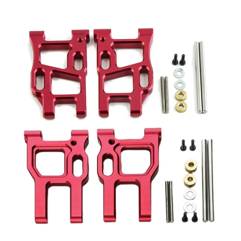 4Pcs Metal Front And Rear Swing Arm Suspension Set For LC RACING PTG-2 PTG2 1/10 RC Car Upgrade Parts