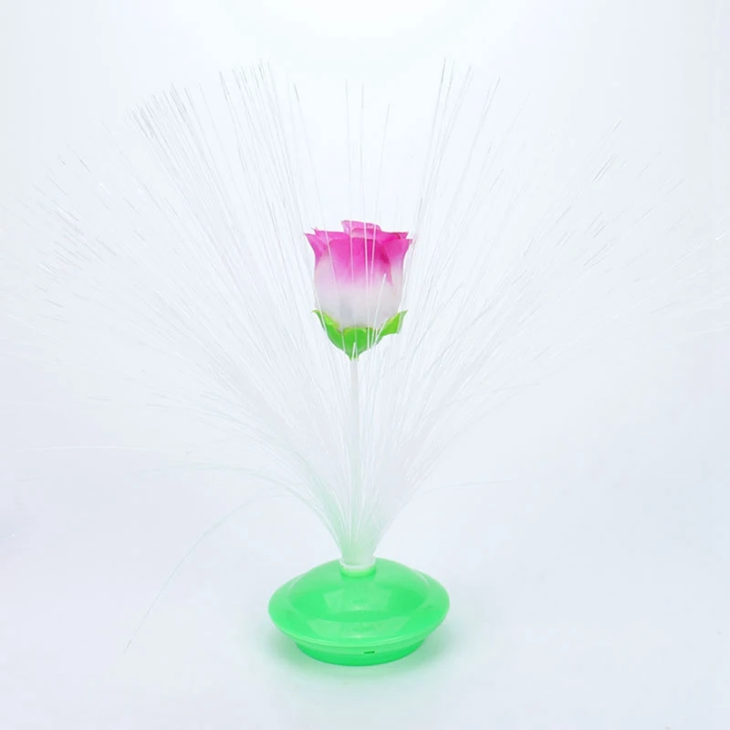 

New 5 Color Changing Fiber Optic Lights, Fountain Luminous Soothing Lights, Durable And Easy To Use The Base Color Is Random