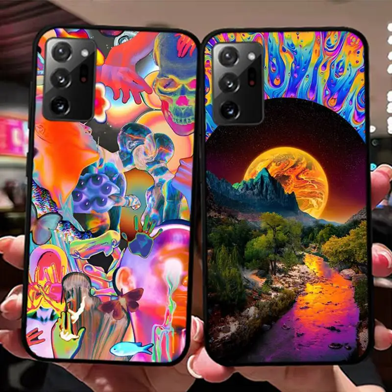 

Spiritual Trippy Psychodelic Phone Case for Samsung A51 A30s A52 A71 A12 for Huawei Honor 10i for OPPO vivo Y11 cover