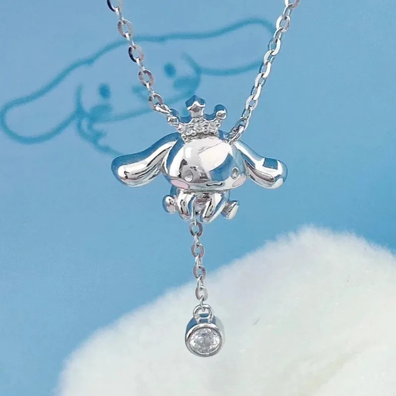 

Kawaii Sanrio Cartoon Cinnamon Dog Tassel Necklace Female Summer Light Luxury Niche Birthday Gift for Girlfriend Birthday Gifts