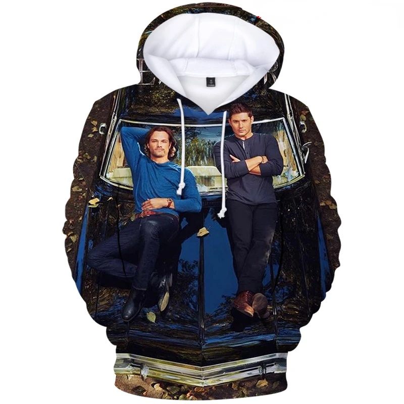 

2023 NEW Supernatural Hoodie Sweatshirts Woman Man Spring Autumn 2023 Man's Hooded Hoody Funny Oversized Streetwear Hoodies