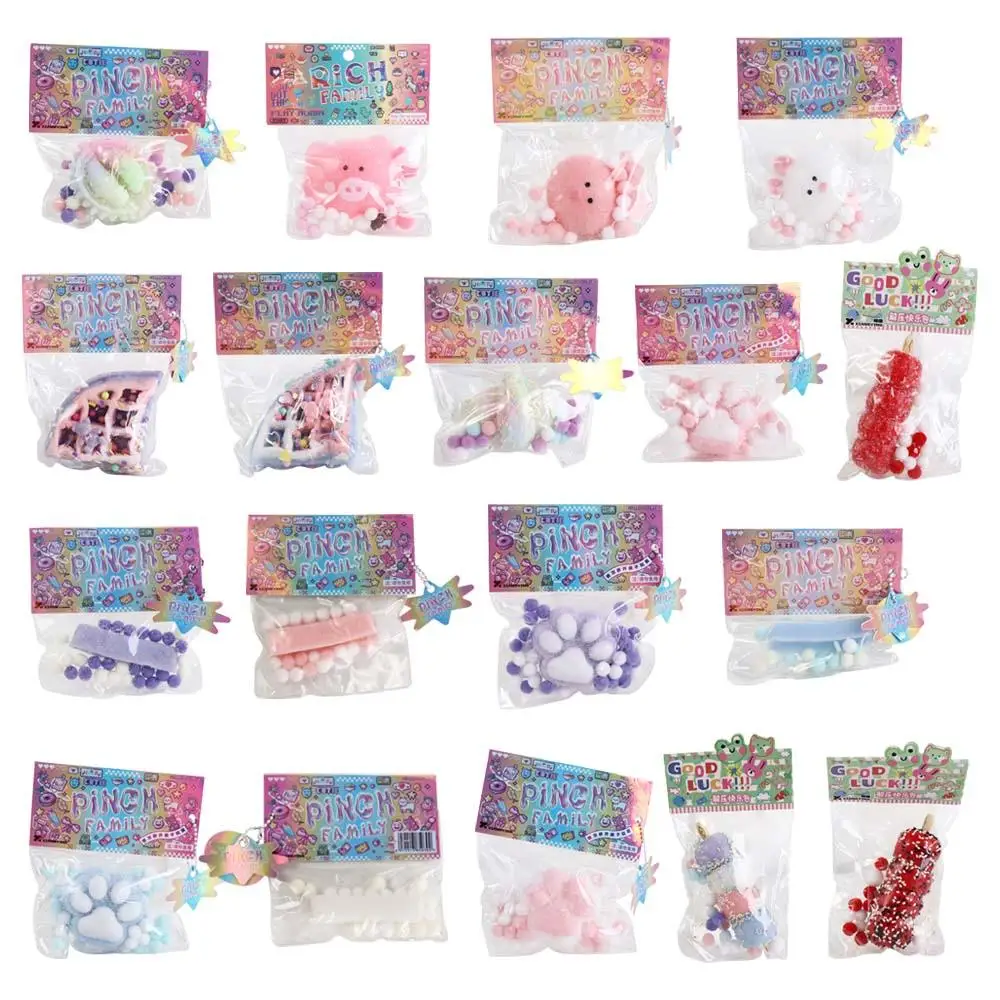 Мягкие липкие игрушки для снятия стресса расслабляющие сжатия кошачьей лапы