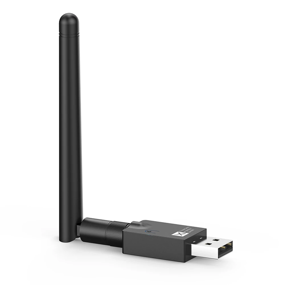 

Low-latency 1 to 2 Bluetooth-compatible 5.2 Transmitters Antenna Hands-free Wireless Audio Dongle Adapter for WIN ALL LINUX PS5