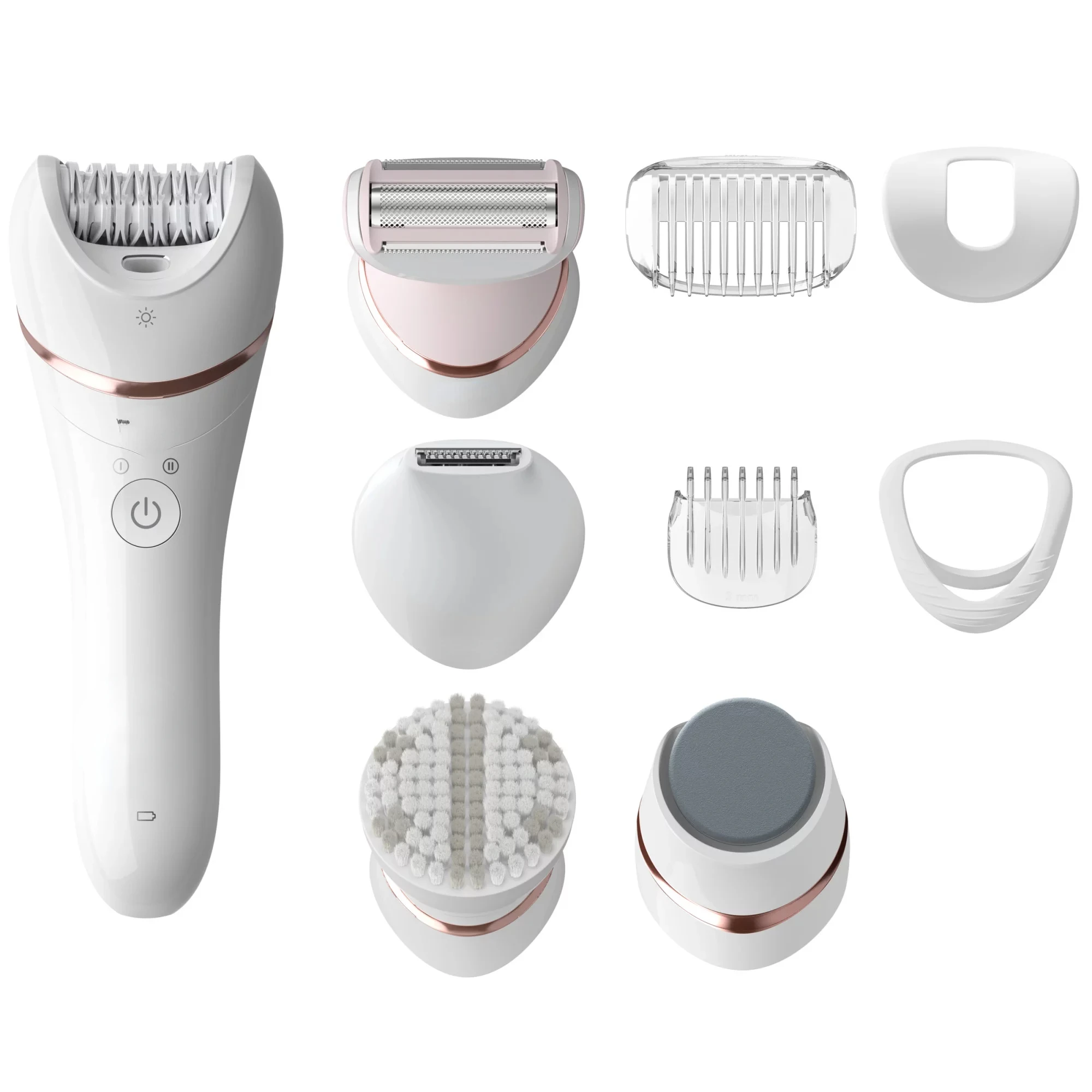 

Series 8000 5 In 1 Shaver, Trimmer, Pedicure and Body Exfoliator with 9 Accessories Beard trimmer for men Trimmer for men Shaver