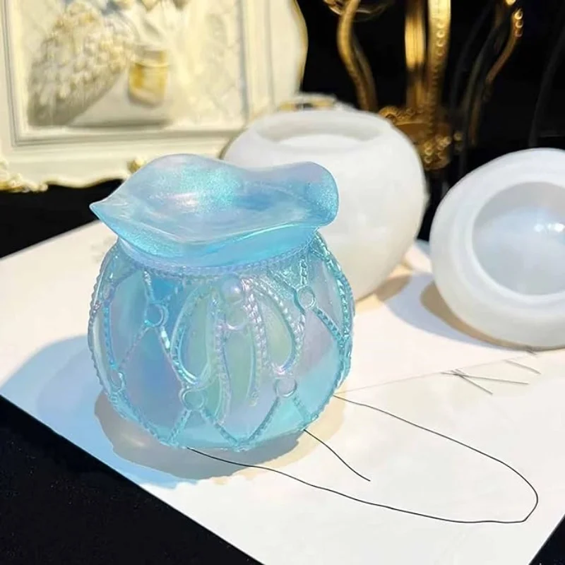 Зеркальная силиконовая форма сделай сам для хранения украшений из эпоксидной