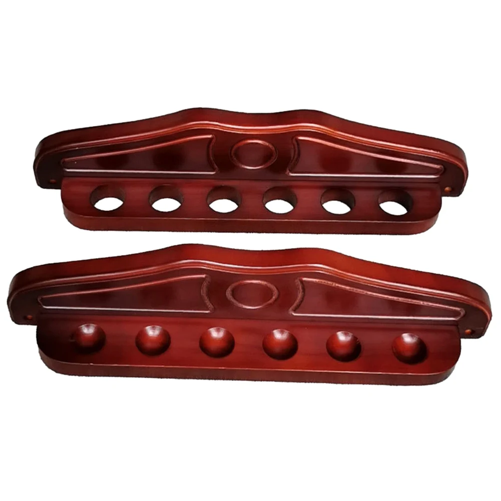 

Stand Billiard Cue Rack Billiard Cue Rack Wooden Holder 6-Slot Pool Brand New Hanging Cue Snooker Stick About 1000g