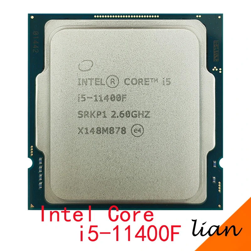 

Intel Core i5-11400F i5 11400F 2.6 GHz Six-Core Twelve-Thread CPU Processor L3=12M 65W LGA 1200