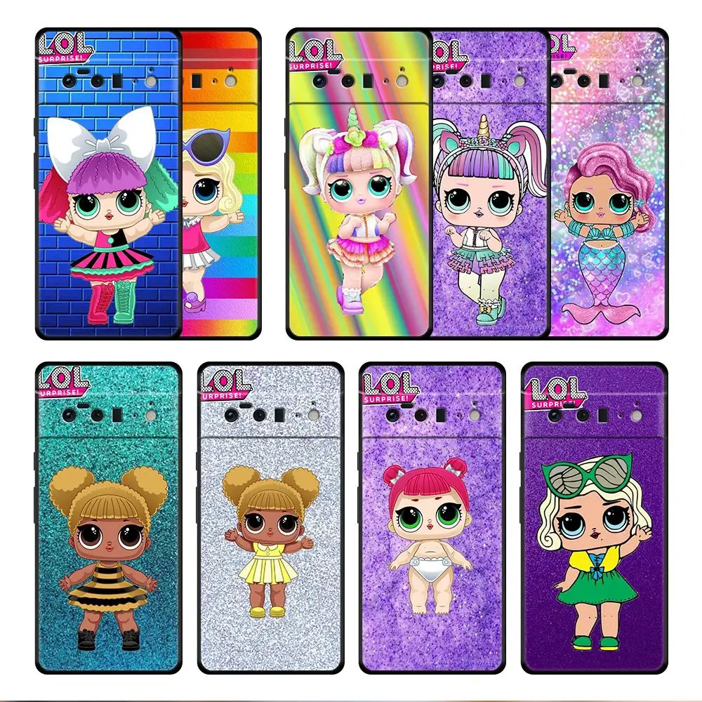 

LOL Surprise Colors Case Cover for Google Pixel 6 6Pro 5a 4a 3 4 XL 5 Pro 4G 5G 4XL Style Coque Luxury Armor Fashion Thin Funda