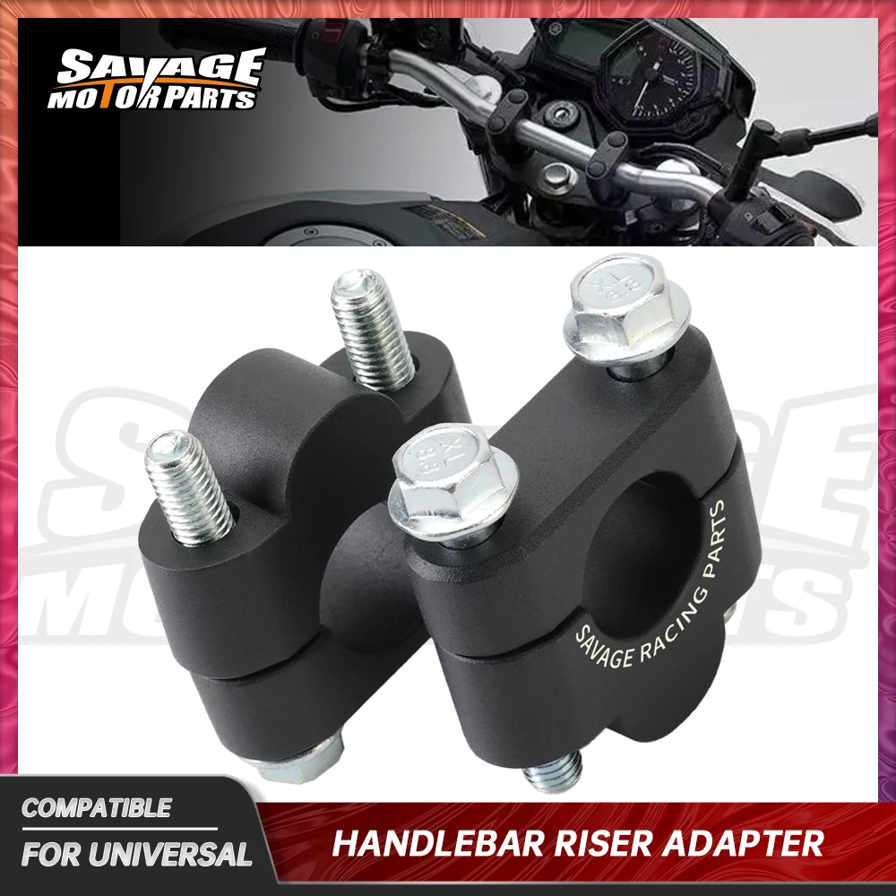 

Motorcycle Universal Handlebar Riser Adapter Motorbike Accessories Handle Bar Mount Clamp Risers 20mm For YAMAHA For HONDA
