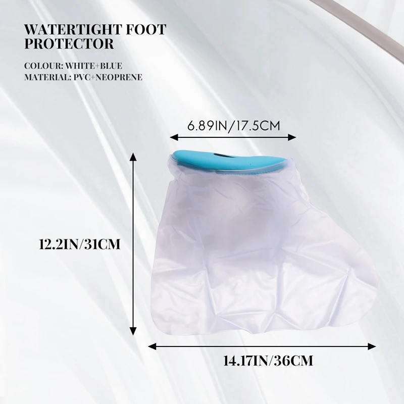 Водонепроницаемая защита для ног водонепроницаемая крышка купания душа