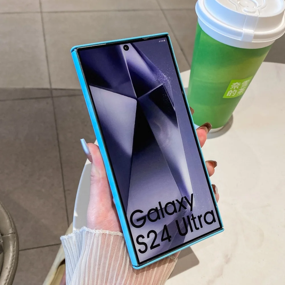 Фото Роскошный матовый магнитный чехол для телефона Magsafe для Samsung Galaxy S25 Ultra S24 S23 Plus, ультратонкий противоударный чехол-бампер для ПК №5