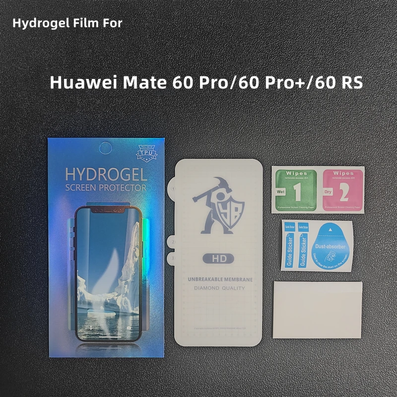 2/3/4 шт. HD гидрогелевая пленка для Huawei Mate 60 Pro Plus Защитная экрана Pro/60RS Прозрачная