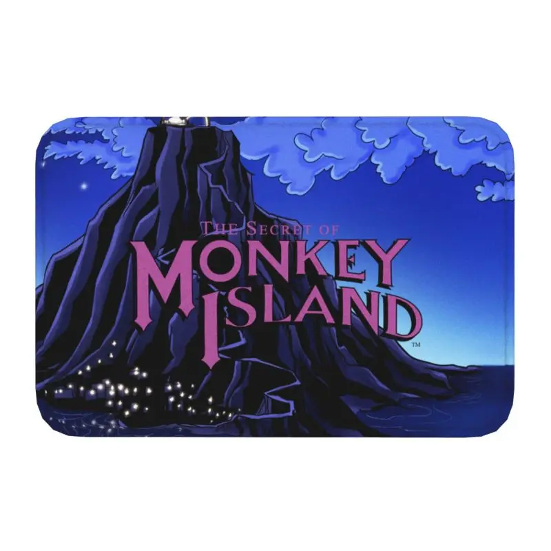 

The Secret Of Monkey Island Front Door Mat Anti-Slip Indoor Waterproof Video Games Doormat Kitchen Balcony Entrance Rug Carpet