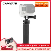 camvate universal camera rubber handgrip handheld with monopod support mount adapter for gopro hd hero 1 2 3 4 camera