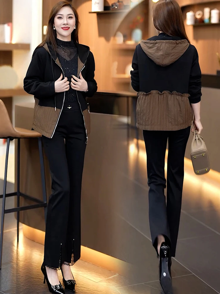 Повседневная короткая верхняя одежда для женщин осень 2024 новинка в стиле вестерн