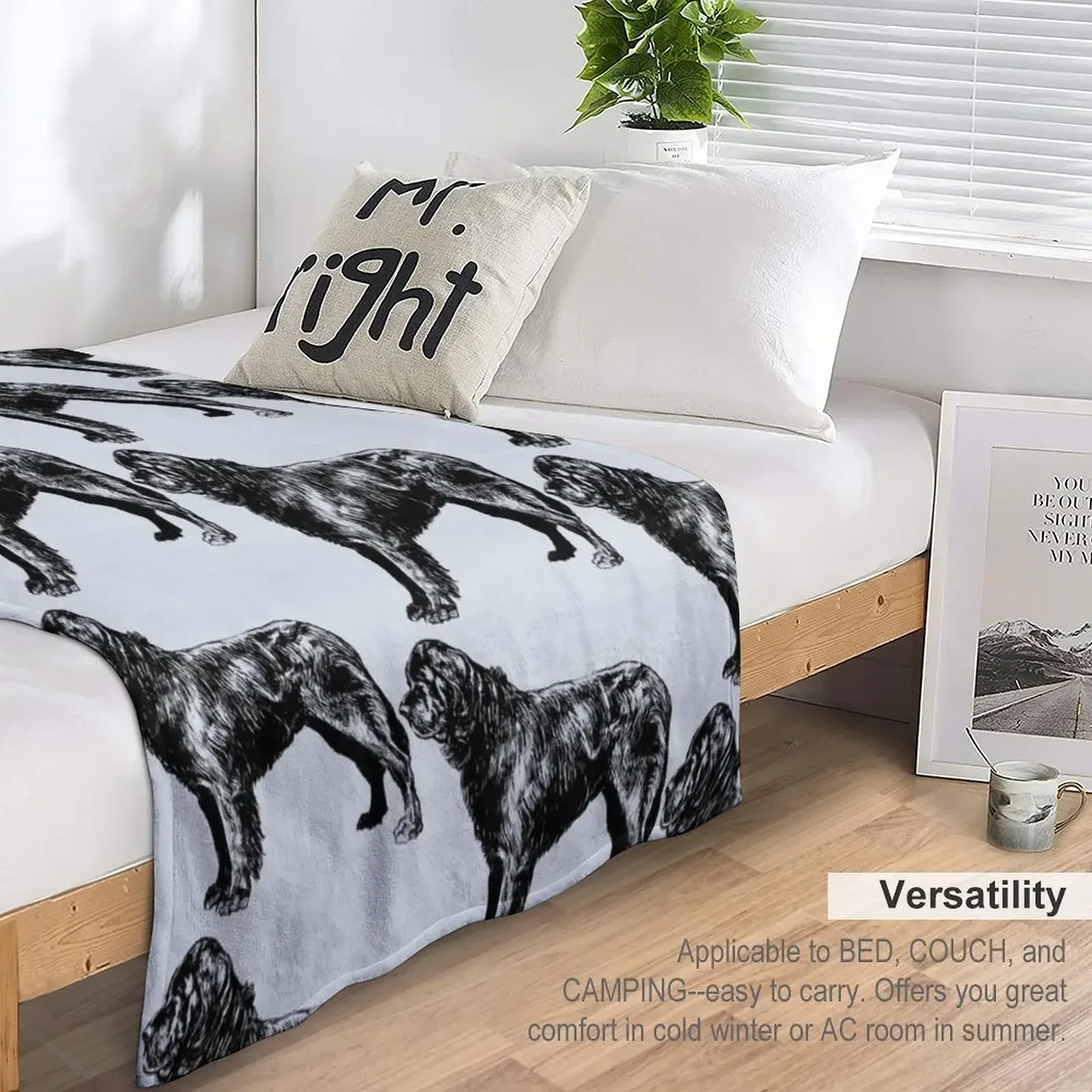 Одеяло Newfoundland для косплея аниме фланелевая ткань теплые зимние одеяла Polar