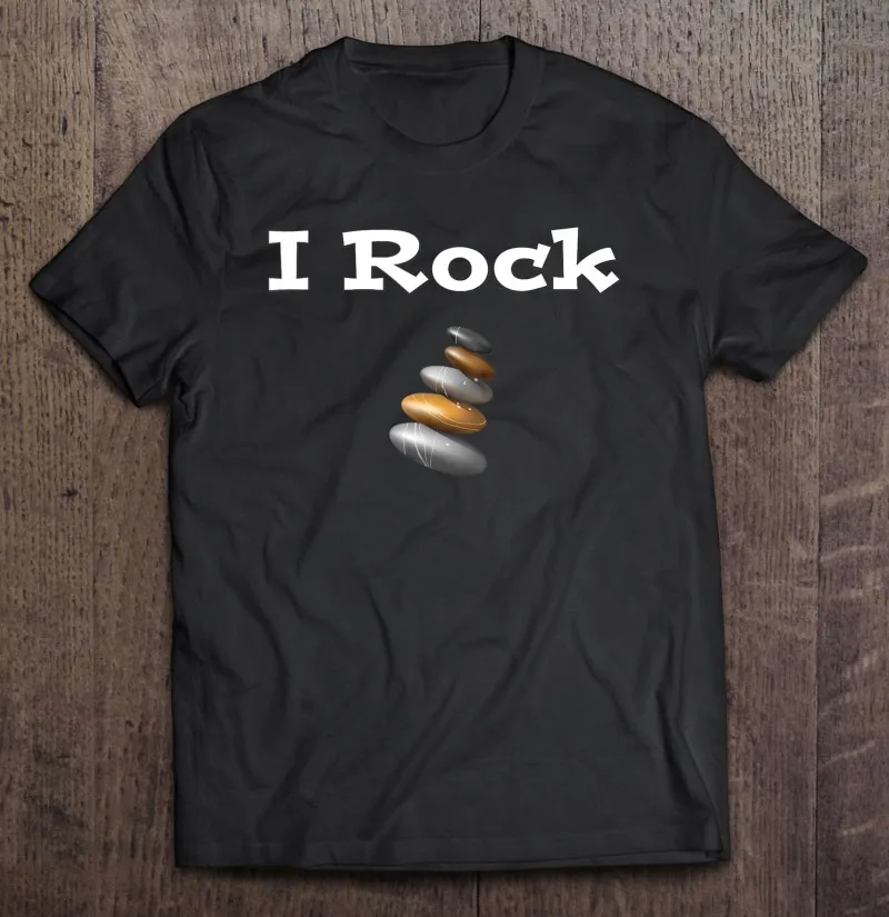 

I Rock стек камней Геология камень коллектор футболки топы большого размера Мужская размер d футболка одежда футболки для мужчин хлопок